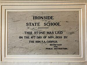 Plaque Ironside 1936