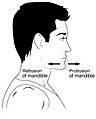 Protrusion and retrusion