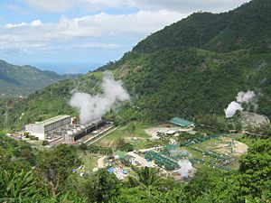 Puhagan geothermal plant