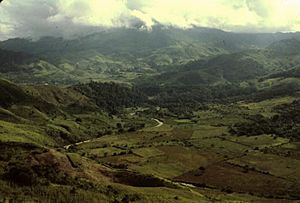 Rio Blanco in Protección, Santa Bárbara, Honduras