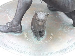 Trim. Matthew Flinders' boat cat.