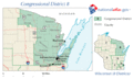 United States House of Representatives, Wisconsin District 8 map