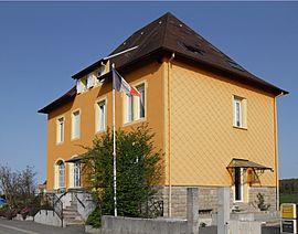 The town hall of Valdieu-Lutran