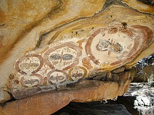 Wandjina rock art