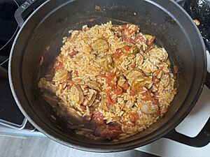 Zatarain's jambalaya with sausage - December 2023 - Sarah Stierch 02