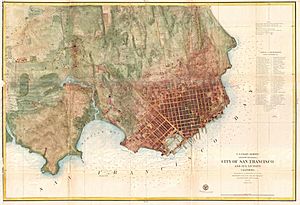 1858 U.S. Coast Survey Chart or Map of San Francisco, Califorina - Geographicus - SanFrancisco-uscs-1859