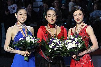 2010 WC ladies podium