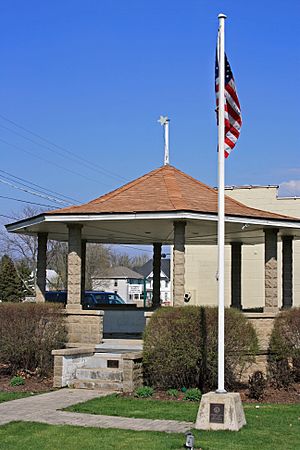 Gazebo in downtown Big Rock