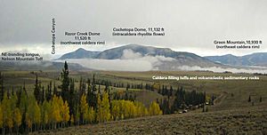 Cochetopa Dome and caldera, San Juan Mountains, USGS, 2012