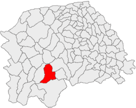 Location in Suceava County