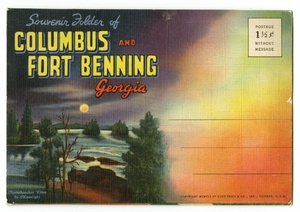 Folder of souvenir postcards of Columbus and Fort Benning, Georgia - DPLA - 890fe4e506bc665770581c4106061be4.pdf