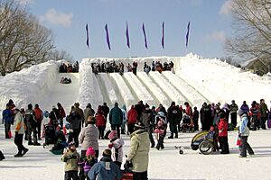 Ice slide Winterlude Ottawa 2007