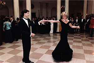 John Travolta and Princess Diana