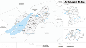 Location of Nidau District