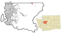 Location of Baring, Washington