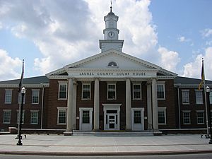 Laurel County courthouse in London