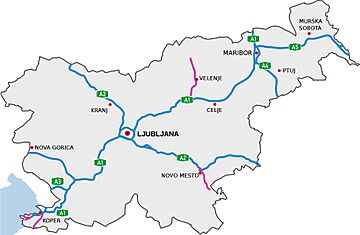 Motorways-SLO-map 2018