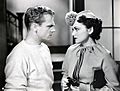 Olivia de Havilland and James Cagney in The Irish in Us