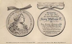 PeterJonesMedalFromKIngWilliamIV