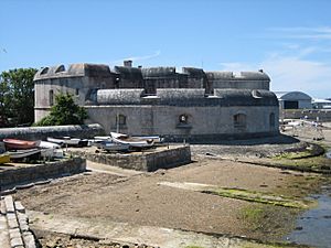 Portland castle closeup