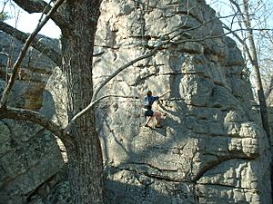 Rocktown top-rope