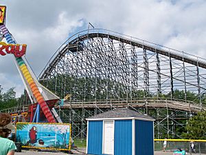 Silver comet rollercoaster hill