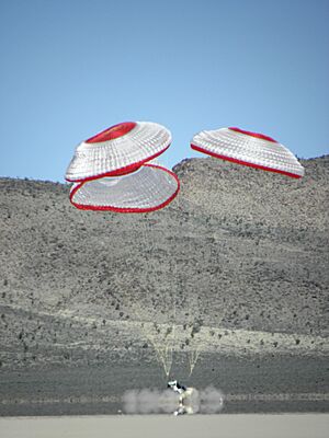 Touch Down During CST-100 Test