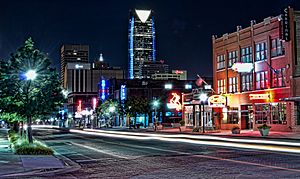 Automobile Alley in Oklahoma City