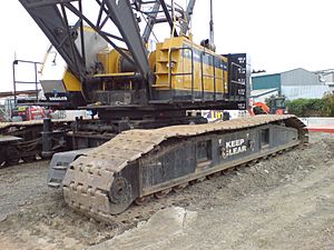 Big Tracked Construction Crane Auckland