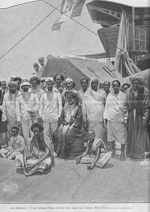 Bimal elders on board the Marco Polo