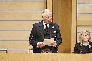 Charles III Scottish Parliament 2022