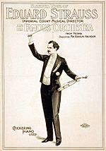 Eduard Strauss concert poster