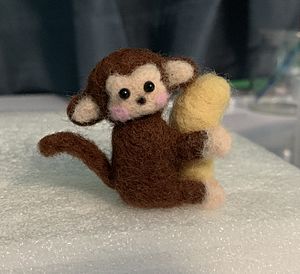 Felt monkey