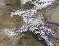 High Asia Mountain Ranges