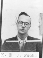 Klaus Fuchs ID badge