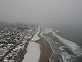 Lincoln City, Oregon Snow