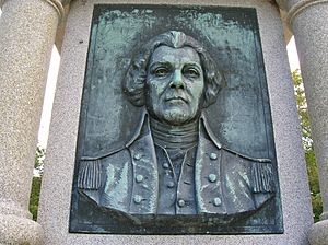 Major General Joseph Spencer Bas Relief, East Haddam, CT - September 2018