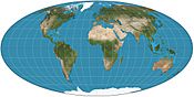 Mollweide projection SW