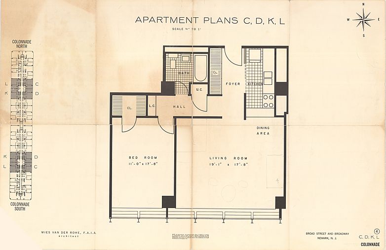 Newark Colonnade Floorplan