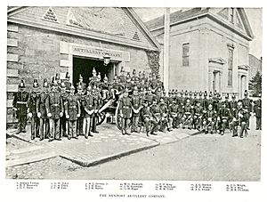 Newport Artillery Company, 1891 Newport Rhode Island USA