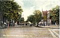 PostcardMainStFromWhiteStDanburyCT1907