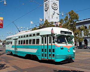 San Francisco PCC car 1076, Washington DC livery