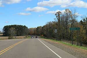 Sawyer County Wisconsin Sign WIS48