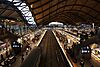 Northbound view from the Southern footbridge at Southern Cross