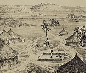 Sudanese mosque, mid-19th century