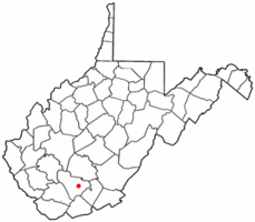 Location of Beaver, West Virginia