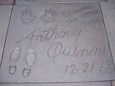 AnthonyQuinnFootPrint