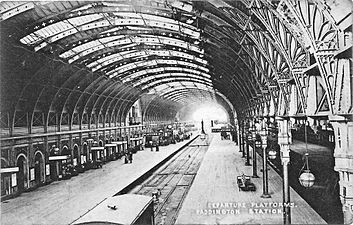 Departure platforms Paddington station