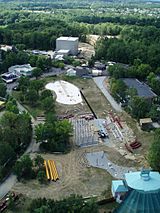 Diamondback Kings Island construction