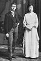 Emperor Hirohito and empress Kojun of japan